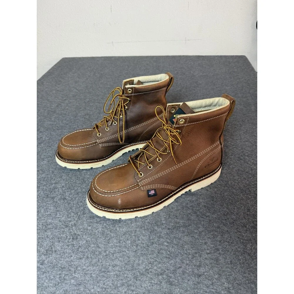 Thorogood Boots Men’s Size 11.5 D Model 804-4375 Steel Toe Moc Toe CrazyHorse